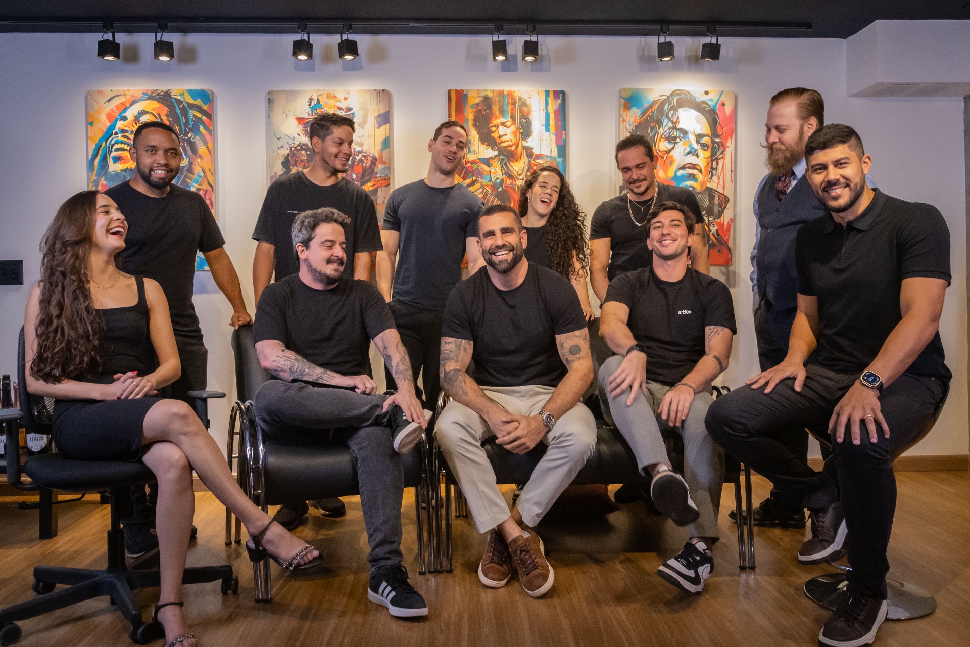 Equipe Artfex - bastidores